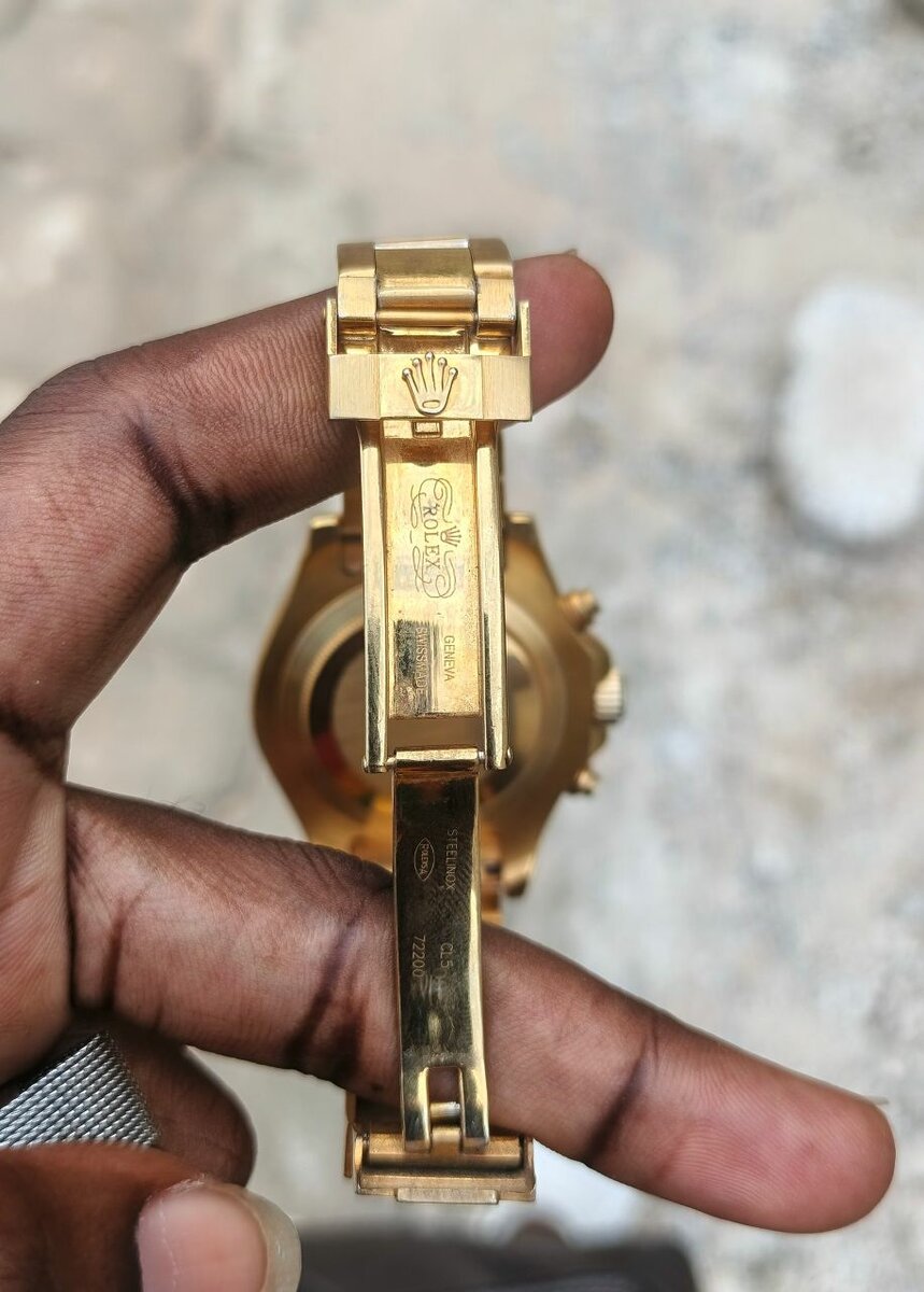 Montre de luxe en or homme