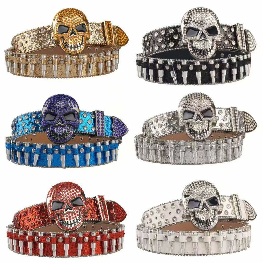 Ceinture Crâne Gothique