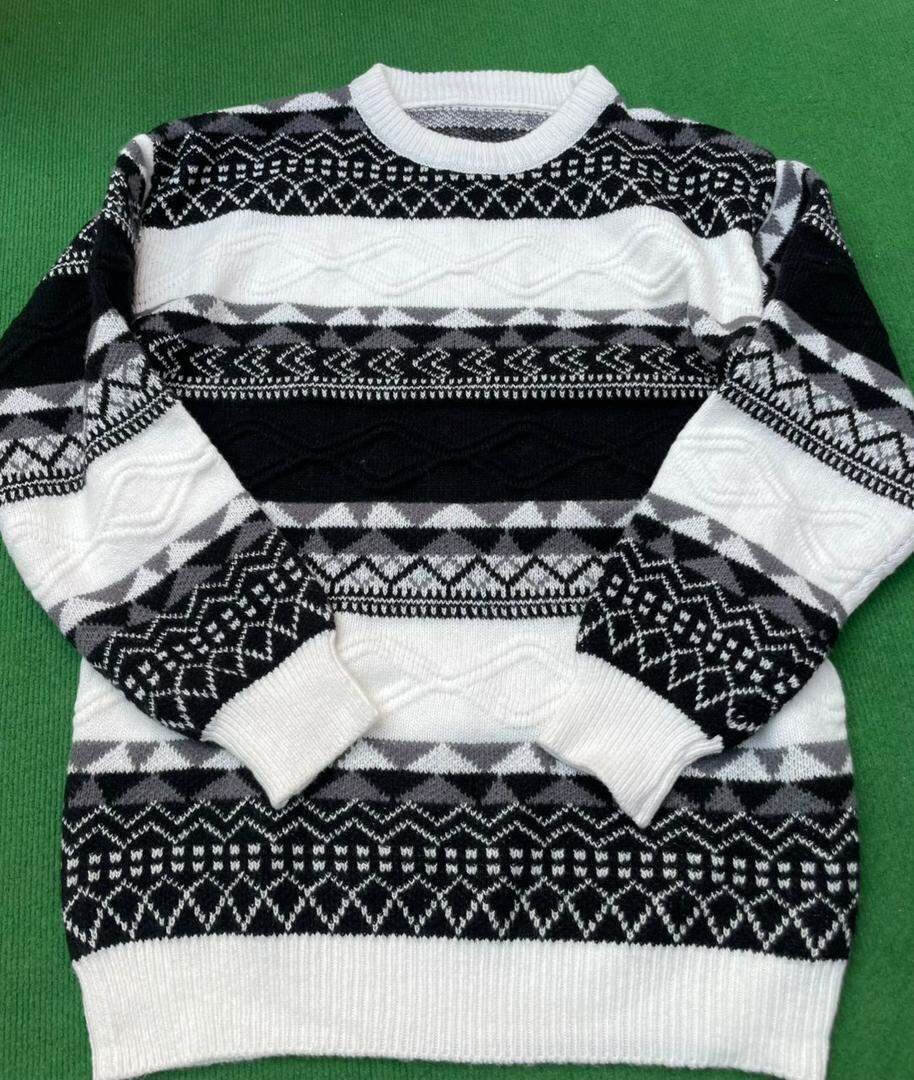 Pulls à motifs géométriques