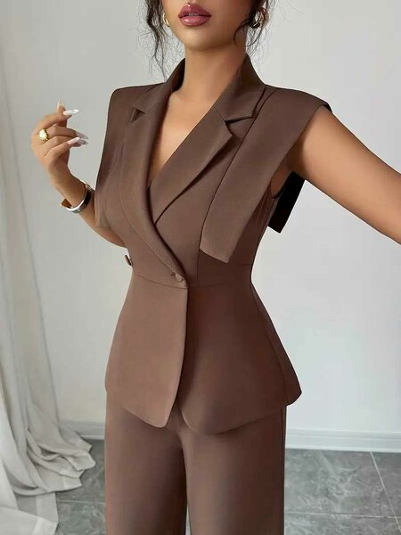 Ensemble pantalon veste femme