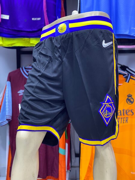 Shorts de sport noirs logo