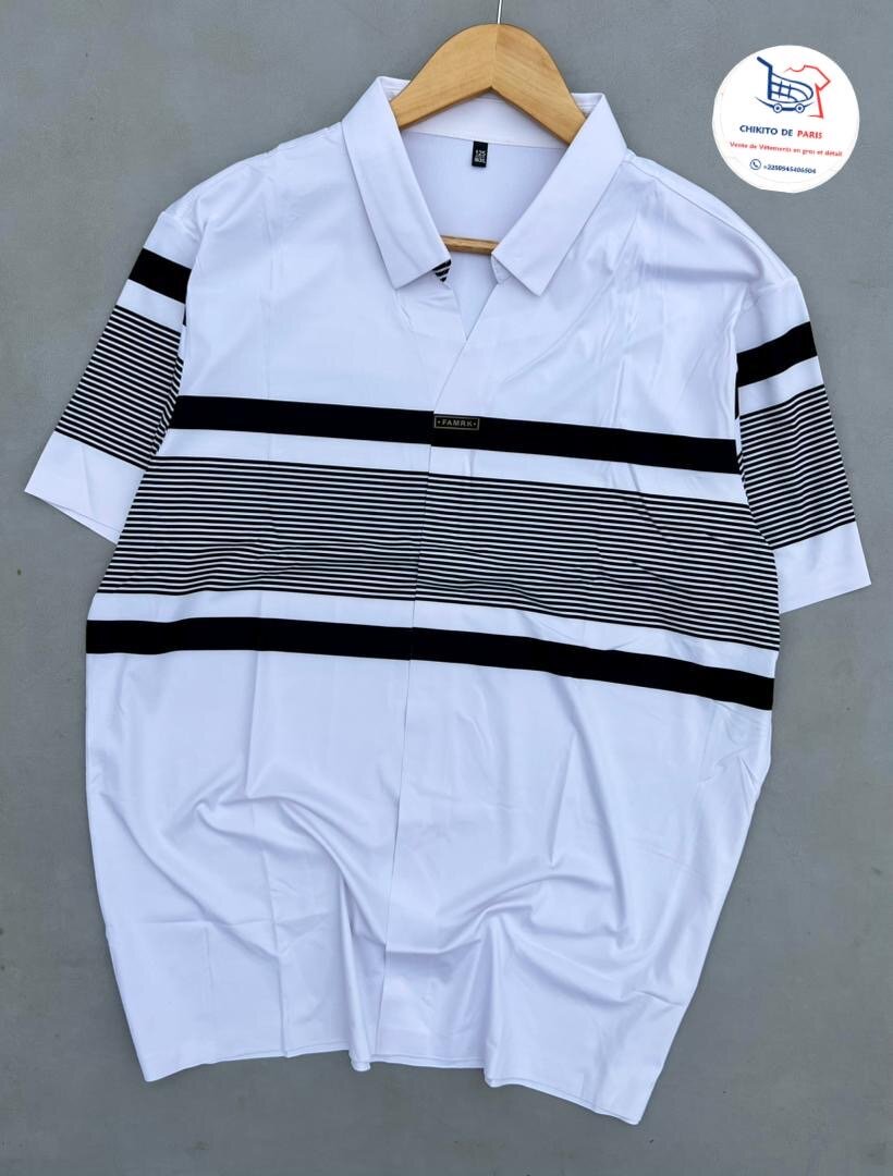 Chemise homme à manches courtes