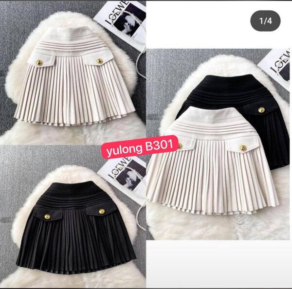 Jupe plissée élégante