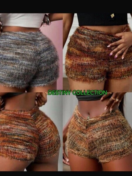 Shorts en tricot texturés