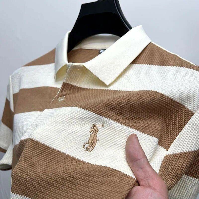 Polo rayé homme classique