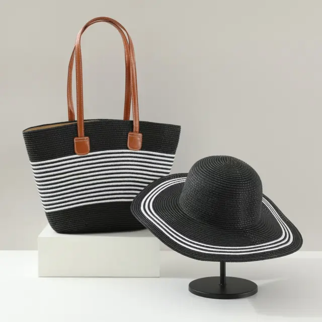 Ensemble sac et chapeau d'été