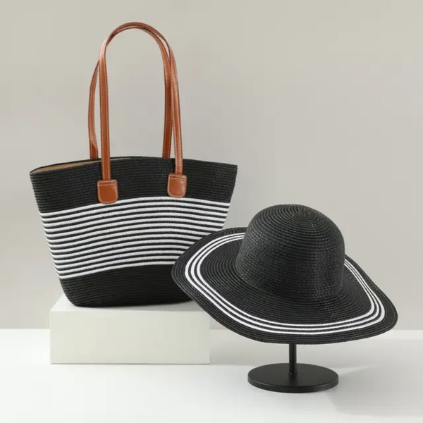 Ensemble sac et chapeau d'été
