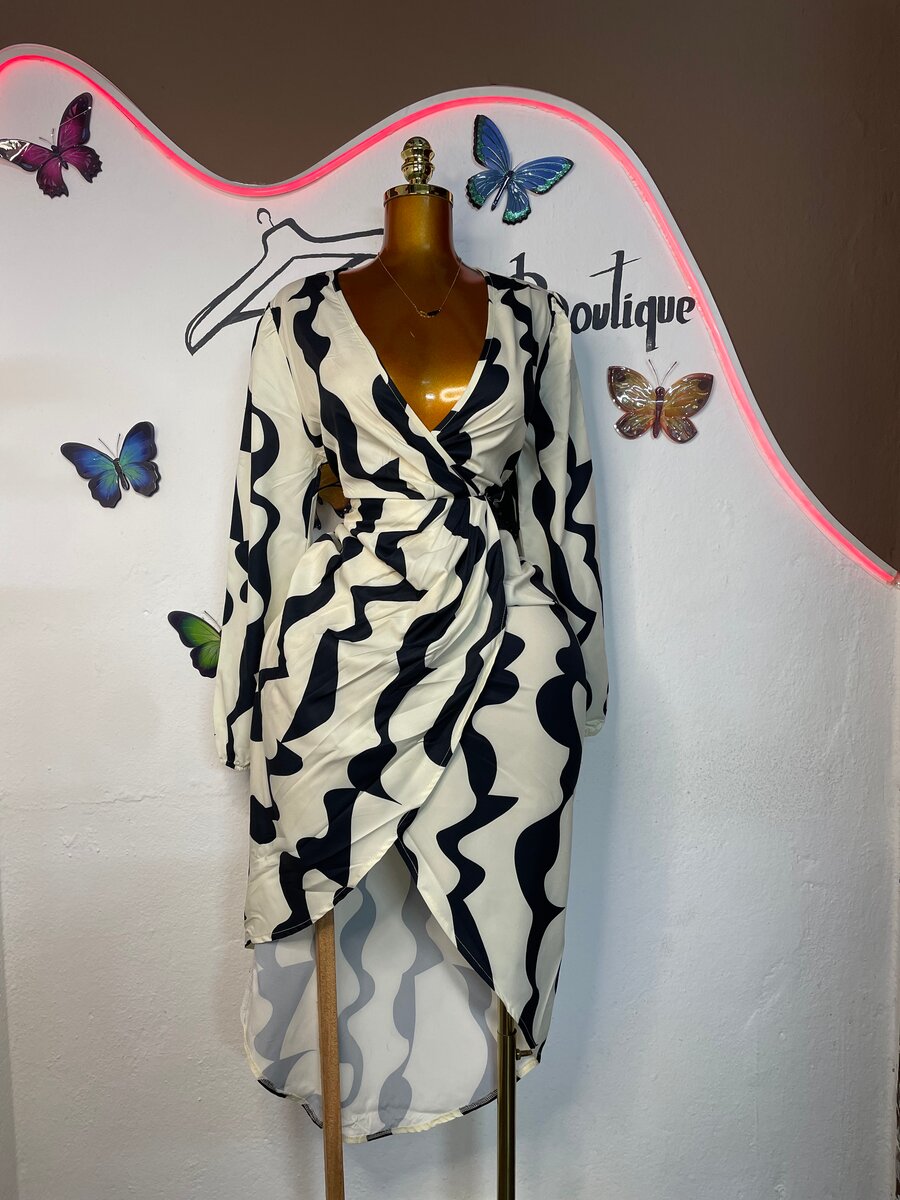 Robe à motifs élégante