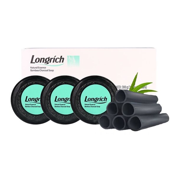 Savon au charbon de bambou Longrich