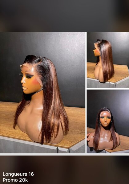 Perruque Lace Front Ombre