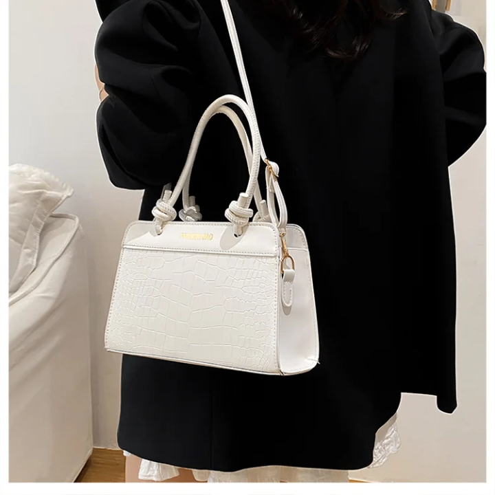 Sac à main élégant blanc