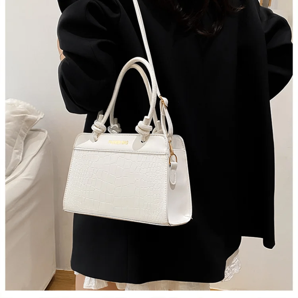 Sac à main élégant blanc