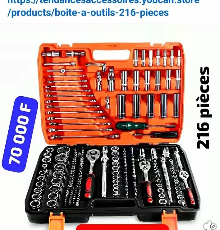 Coffret Outils 216 Pièces