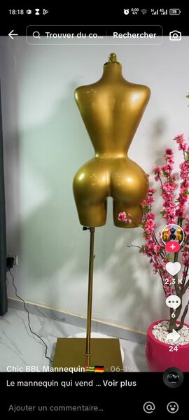 Mannequin de couture moderne