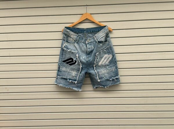 Short en jean décontracté