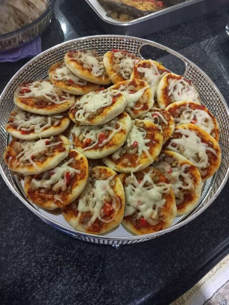 Mini pizzas gourmandes
