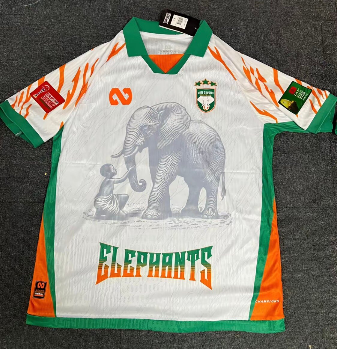 Maillot de football éléphants