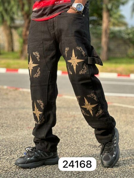 Pantalon cargo étoiles homme