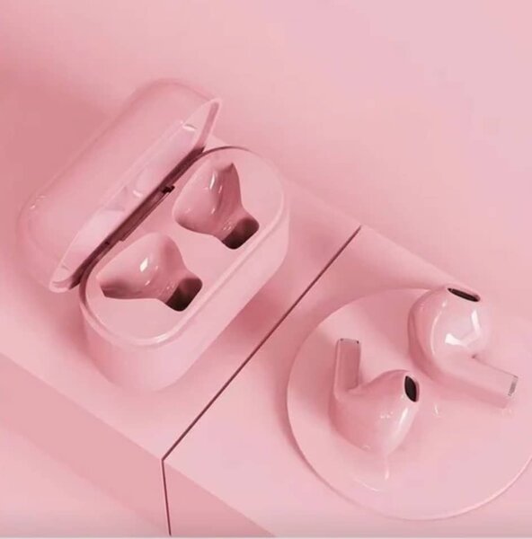 Écouteurs Bluetooth roses