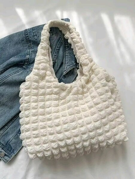 Sac fourre-tout en tissu à pois