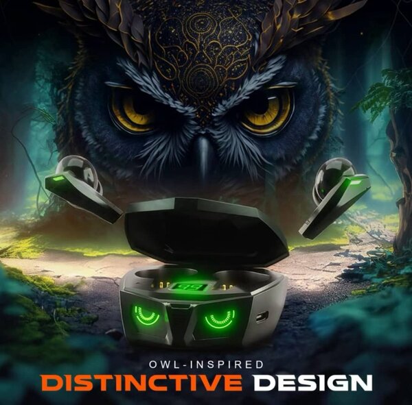 Écouteurs Bluetooth Design Hibou