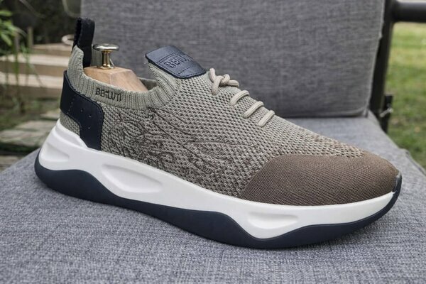 Baskets Berluti Beige Vert 40-45 promo