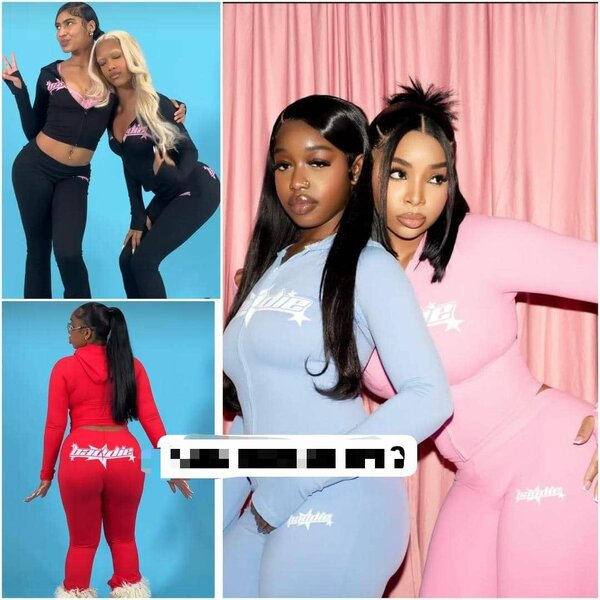 Ensemble confortable à rayures