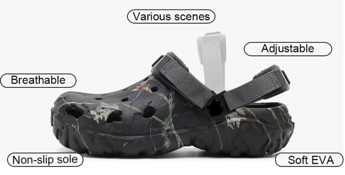 Sabots camouflage en EVA