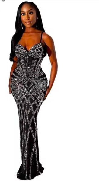 Robe Sirène Pailletée Glam