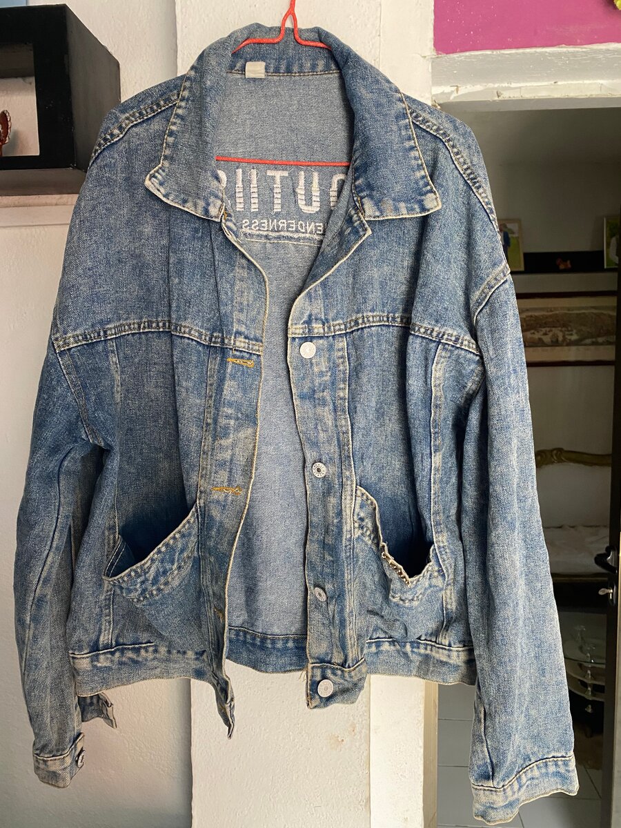 Veste en jean décontractée