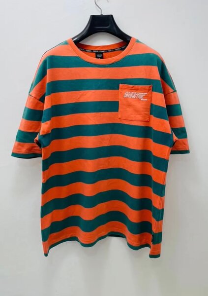 T-shirt rayé oversize homme