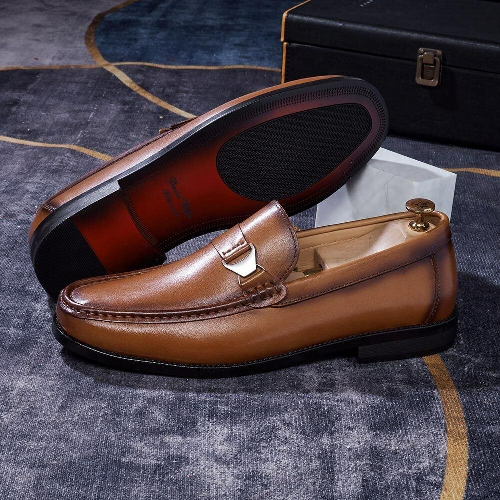 Mocassins en cuir élégants