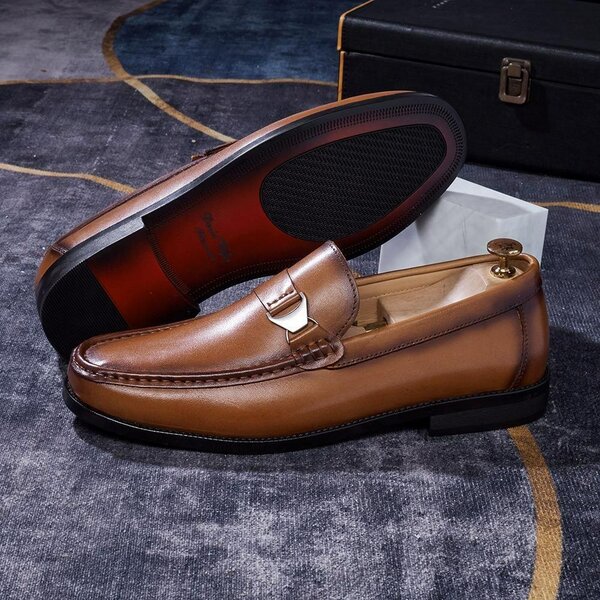 Mocassins en cuir élégants