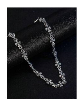 Collier argent croix élégantes