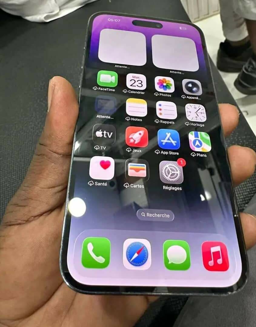 Smartphone moderne écran tactile