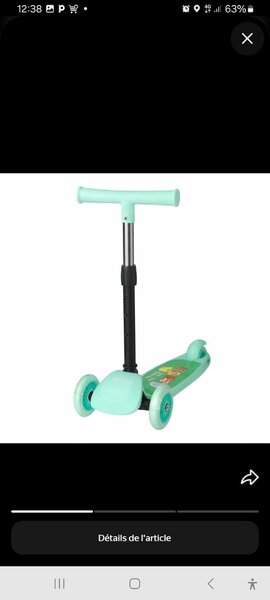 Trottinette Enfant 3 Roues