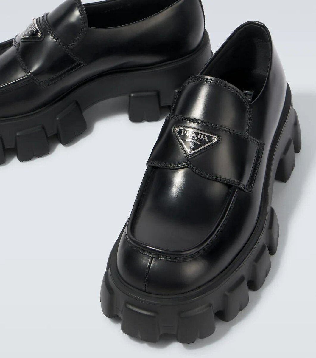 Mocassins Prada à semelles chunky