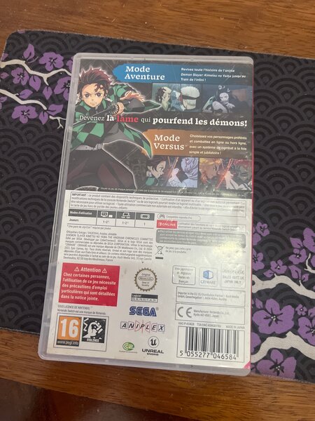 Jeu Demon Slayer Nintendo Switch