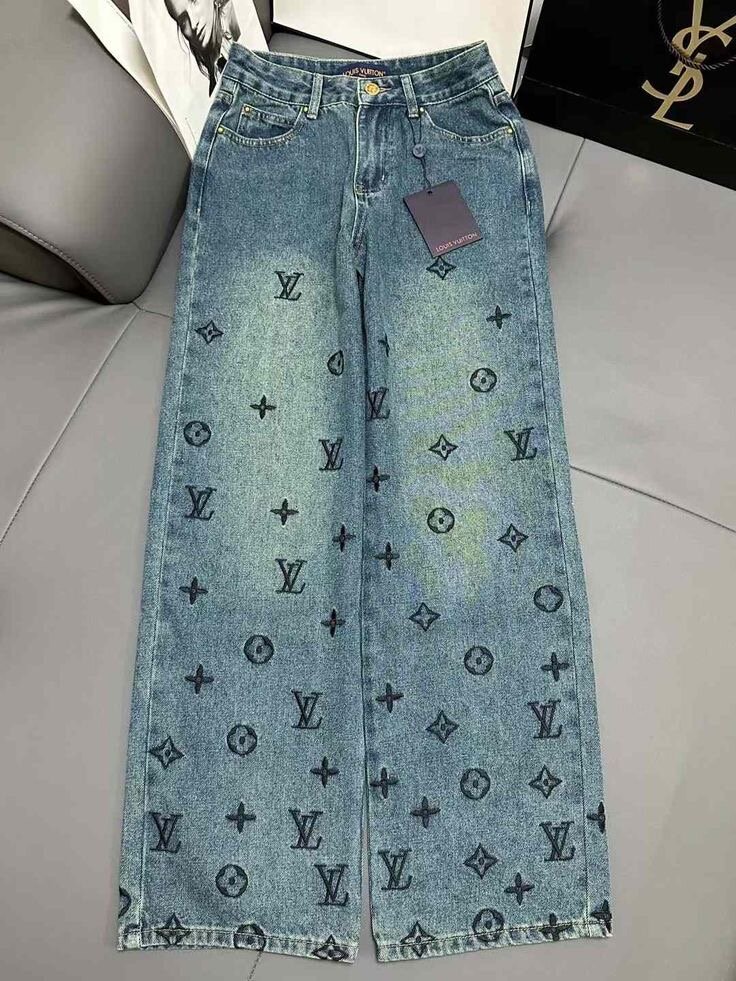 Jeans imprimé tendance femme