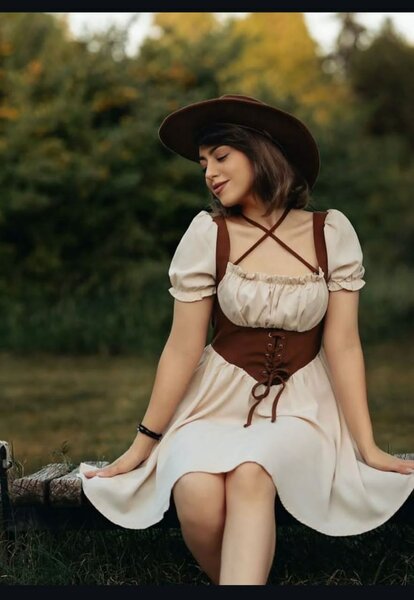 Robe d'été asymétrique