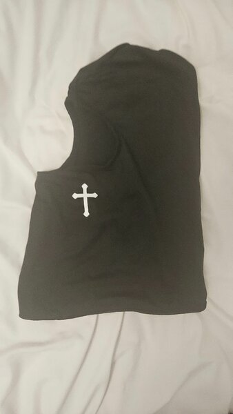 Cagoule noire élégante