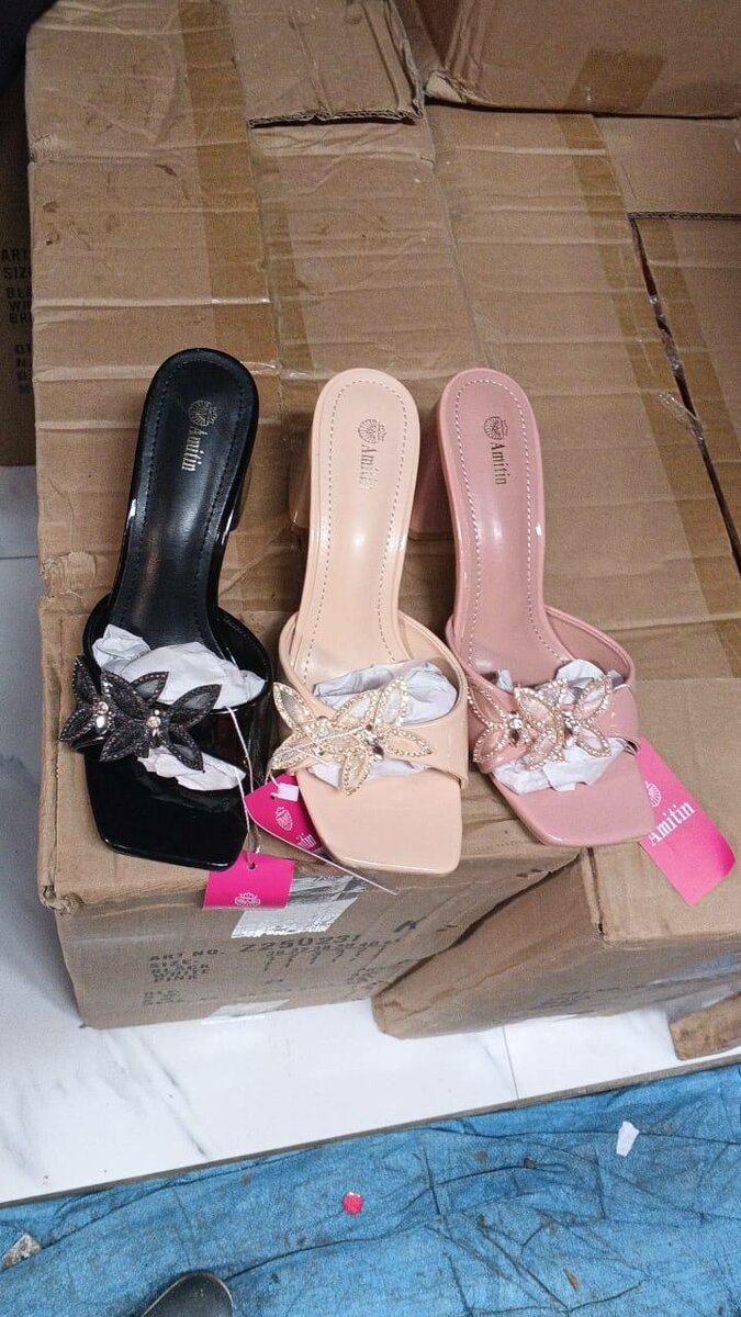 Mules Élégantes Papillon Femme