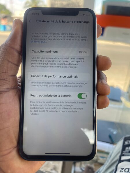 iPhone X 256 Go Argent