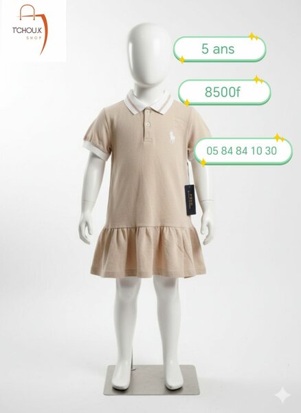 Robe Polo Enfant Élégante