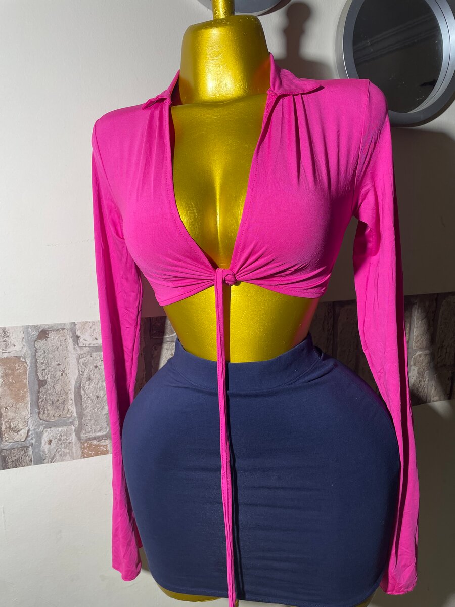 Top court rose élégant