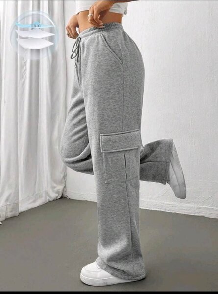 Pantalon large cargo streetwear