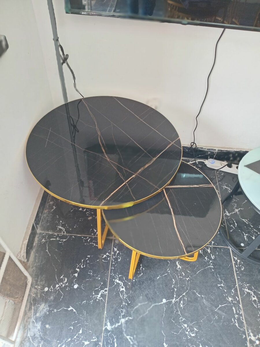 Tables d'appoint design marbre