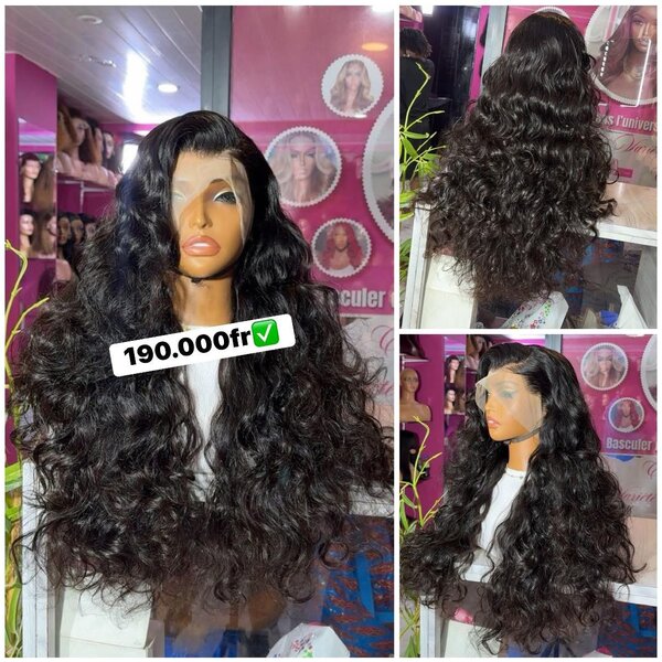 Perruque Ondulée Naturelle