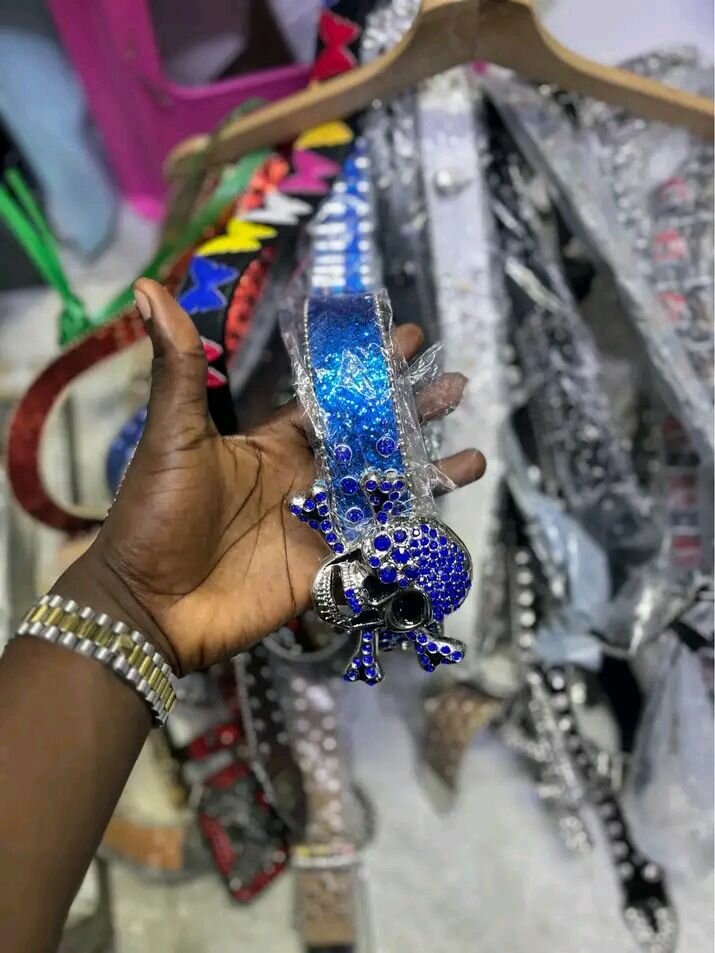 Ceinture Punk Rock Crâne