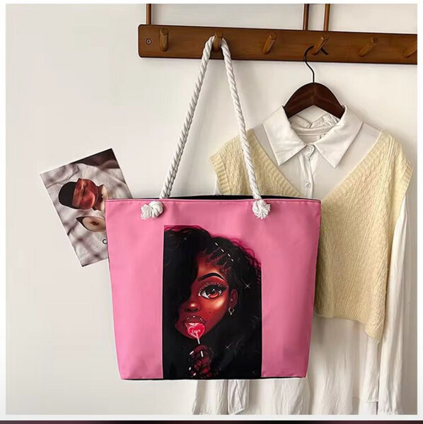 Sac cabas illustré artistique